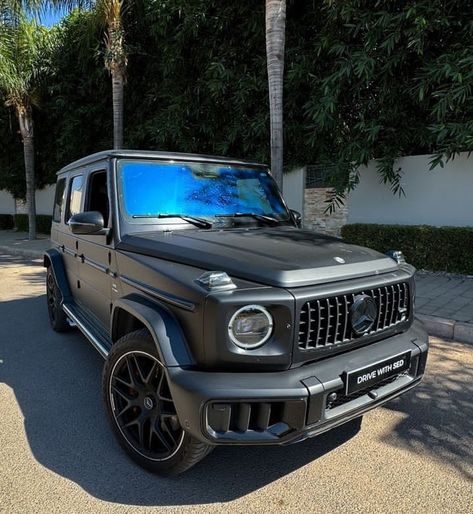 Black G Wagon Aesthetic, Matte Black G Wagon, G Wagon Matte, G Wagon Matte Black, G Wagon Aesthetic, Wagon Aesthetic, Black G Wagon, Mercedes G63, Black G