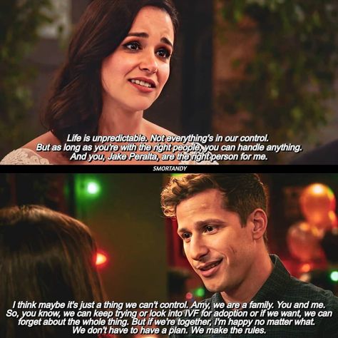 Brooklyn 99 Quotes Inspirational, Peraltiago Quotes, Amy Santiago Quotes, Glee Funny, Gina Linetti, Jake And Amy, Amy Santiago, Brooklyn Nine Nine Funny, Jake Peralta