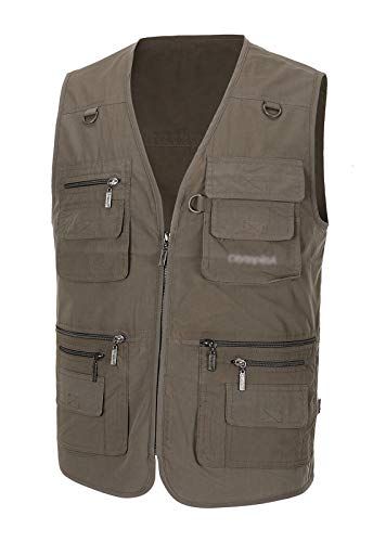 Mens Fishing Vest Multi Pocket Vests Safari Travel Photo Work Jacket Alive Outerwear Multi Pocket Vest, Fishing Vest, Safari Travel, Photo Work, Work Jacket, Travel Photo, Work Jackets, Travel Photos, Military Jacket