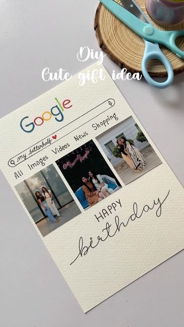 Happy Birthday Cards Diy, Diy Best Friend Gifts, Personalised Gifts Diy, Birthday Gifts For Friends, Pinterest Art, Diy Birthday Gifts For Friends, Diy Gift Set, Bday Gift, Easy Diy Gifts