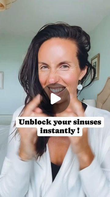 Lydia Sasse on Instagram: "BREATHE DEEP AGAIN 🤧🤧🤧

Sinus issues abound at this time of year and soo many of my clients are suffering so I thought I’d share this quick hack that helps clear your sinuses instantly . 

So so helpful especially before bed time! 

If your struggling with sinus issues and congestion check out my facial yoga reels lower down my feed and try them out daily I promise it will create some ease.

TAG SOMEONE WHO NEEDS THIS! 

#decongestant #decongestivetherapy #sinus #sinusinfection #sinusrelief #sinusitis #coldandflu #seasonalallergies #hayfever #faceyoga #faceyogalifestyle #faceyogawithlydia #yogawithlydia #wellnessthatworks" Clear Sinus Congestion Fast, How To Drain Sinuses, Decongestant Remedies, Sinus Pressure Relief Fast, Natural Remedies For Sinus Infection, Clear Sinus Congestion, Sinus Headache Remedies, Sinus Infection Relief, Drain Sinuses