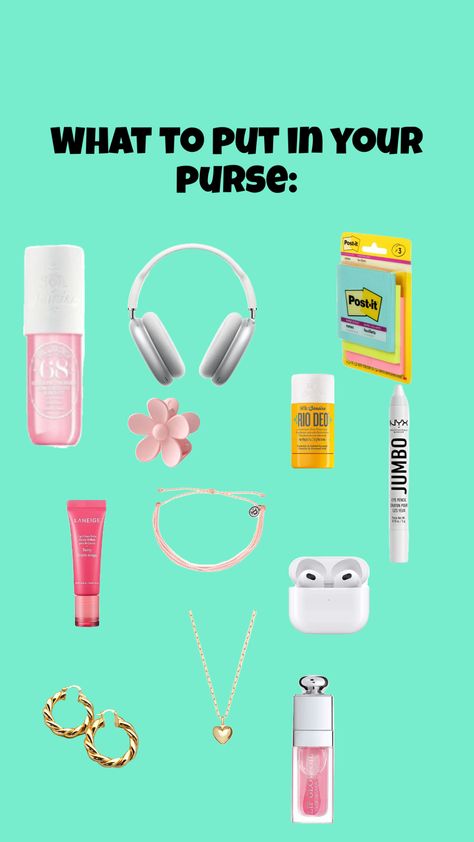 WHAT TO PUT IN YOUR PURSE Purse