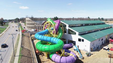 Stunned by Medusa—What the Mt. Olympus SlideWheel® Is Really Like - WhiteWater Mt Olympus, Water Theme Park, Wisconsin Dells, Water Slide, Water Slides, Water Park, Theme Park, Ferris Wheel, Wheel