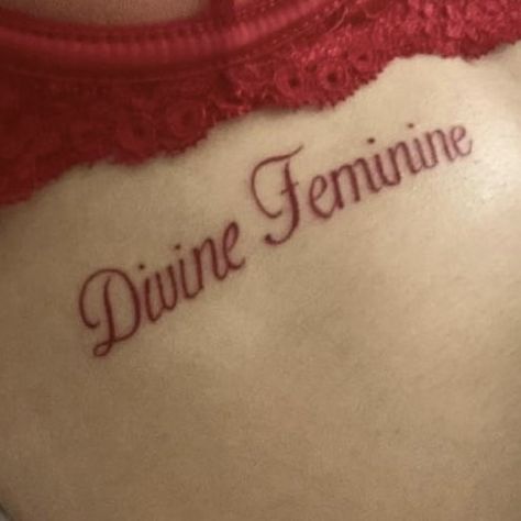 Red Tattoos Ideas, Red Ink Tattoo Ideas, Ink Tattoo Ideas, Divine Feminine Tattoo, Mac Miller Tattoos, Ma Tattoo, Red Ink Tattoo, Red Ink Tattoos, Feminine Tattoo