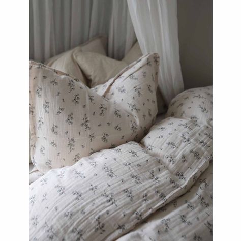 garbo and friends 150 x 210cm Bluebell Muslin Adult Bed Set | AlexandAlexa Garbo And Friends Bedding, Garbo And Friends Bluebell, Garbo And Friends, Muslin Bedding, Bedroom 2023, Big Bedroom, Adult Bed, Adult Bedding, Scandi Interiors