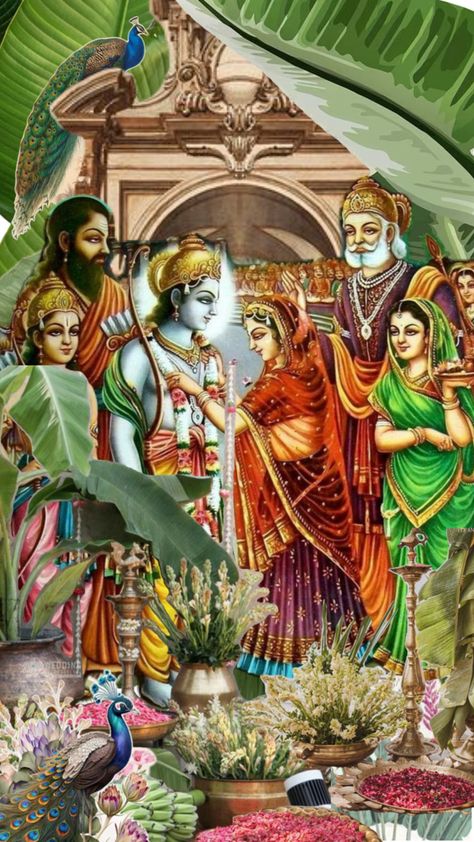 Marriage of ram and Sita Sita Kalyanam, Ram And Sita, Ram