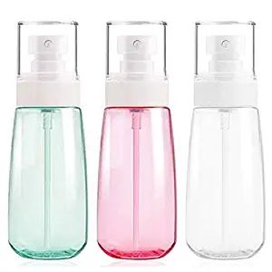 Made of transparent PETG material, durable and reusable. Design of the spiral cover make the spray bottle leak-proof. 3.4oz(100ml) fine mist spray pump bottles; dimension: 1.73 x 5.27inch(13.4 x 4.4cm) Can be used for moisturizing water, hair spray, eyeglass cleaner, perfume, essential oils, toners, essences soothing water, rose water, perfect for any business or vacation travel, kids camping, outdoor activities, etc. Mist Spray Bottle, Eyeglass Cleaner, Travel Containers, Fine Mist Spray Bottle, Hair Spray Bottle, Plastic Spray Bottle, Face Spray, Travel Container, Travel Bottles