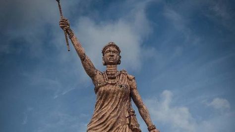 Queen Moremi: Did you know about the courageous legend whose statue is the tallest in Nigeria? [ARTICLE] - Pulse Nigeria Queens In History, Ashanti Empire, Africa Tribes, Egypt Queen, Yoruba People, Indus Valley Civilization, Queen Nefertiti, Egyptian Queen, Egyptian Pharaohs