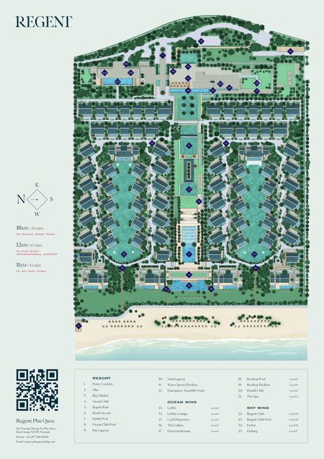 Presentation Plan, Resort Planning, Ubud Resort, Apartment Plan, Resort Plan, Luxury Beach Resorts, Urban Design Plan, Resort Architecture, Phu Quoc