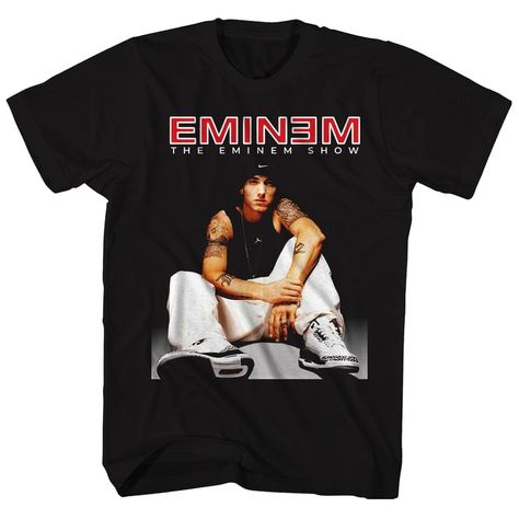 Eminem Tshirt, 90s Shirts Graphic Tees, Eminem Shirt, Slim Shady Lp, Eminem T Shirt, H&m Tshirts, Marshall Eminem, The Eminem Show, Merchandise Ideas