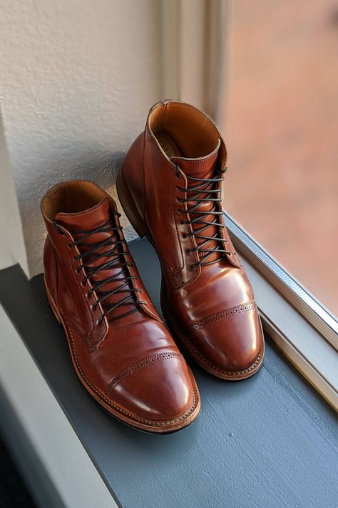 reddit: the front page of the internet Large Men Fashion, Viberg Boots, Service Boots, Crockett And Jones, Mens Leather Boots, Beautiful Boots, Made Clothing, Male Fashion, New Vintage