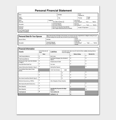 Personal Financial Statement Templates and Forms Personal Financial Statement, Owe Money, Tax Forms, Get A Loan, Statement Template, Retirement Accounts, Business Insurance, Financial Health, Financial Stability