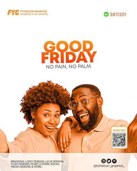 Good friday 🧡 Happy Easter in advance! Like our content? Follow @fytheicon_graphics_ Follow @fytheicon_graphics_ Follow @fytheicon_graphics_ . . . . . . #professionalflyer #logodesigners #logoideas #logodesigner #explorepage #logoconcept #explore #instaflyer #artwork #goodfriday #brochuredesigner #april #banner #needflyers #newmonth #follow #graphic #creative #socialmedia #business #february #illustrator #flyersdesign #picoftheday #marketingdigital #creatives #graphicdesignersinedo Good Friday Creative Ads, Social Media Advertising Design, Graphic Design Lessons, Design Graphics, Music Covers, Social Media Design Graphics, Creative Ads, African American Women, Good Friday