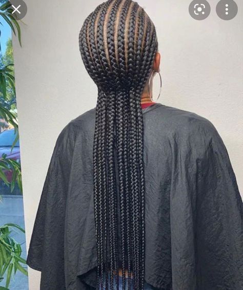 Cornrow Braided Hairstyles, Trendy Hairstyles For Black Women, Creative Cornrow Hairstyles, Big Cornrow Braids, Cornrows With Extensions, Small Cornrows, Cornrow Hairstyle, Simple Braids, Cornrows Hairstyles