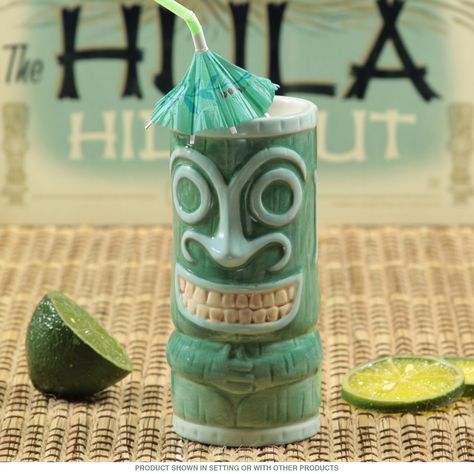 Tiki Ideas, Tiki Signs, Tiki Drink, Tiki Hawaii, Tiki Cocktail, Tiki Mugs, Tiki Decor, Tiki Bar Decor, Tiki Totem