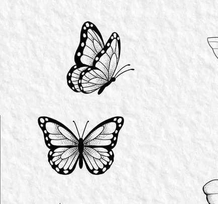 Butterfly Tattoo Side View, Minimal Butterfly Tattoo Design, Latvju Raksti, Tattoo Borboleta, Arrow Tattoos For Women, Borboleta Tattoo, Minimal Tattoo Designs, Minimal Tattoo Ideas, Lion Art Tattoo