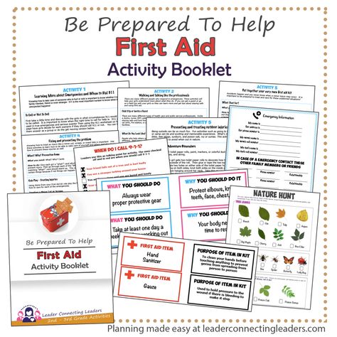 First Aid Activity booklet for 2nd and 3rd graders that will teach you everything you need to save someones life or treat minor injuries. Use some of these ideas with your troop of girls to teach them how to save a life. #firstaid #firstreponders Emt Instructor, Girlscout Brownies, Brownie First Aid Badge, Brownie Board, How To Do Cpr, Brownie Ideas, Brownie Badges, First Aid For Kids, Meeting Activities