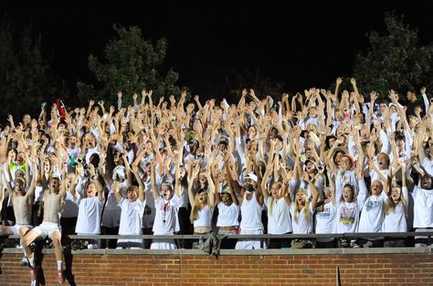 whiteout football game Whiteout Football Game, White Out Football Game, Homecoming Spirit Week, Theme Nights, High School Football Games, Homecoming Spirit, Themes Ideas, Football Theme, Football Themes