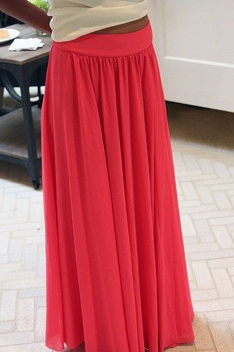 10 Maxi Skirt Tutorials Maxi Skirt Tutorial, Diy Maxi Skirt, Diy Sy, Skirt Diy, Chiffon Maxi Skirt, Skirt Tutorial, Diy Vetement, Fashion Friday, Bohol