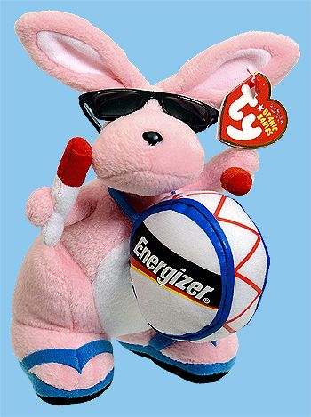 Energizer Bunny "E.B." - rabbit - Ty Beanie Babies Rabbit Reference, Energizer Bunny, Products Ads, Ty Babies, Ty Plush, Beanie Baby Bears, Floral Park, Baby Bears, Baby Rabbit