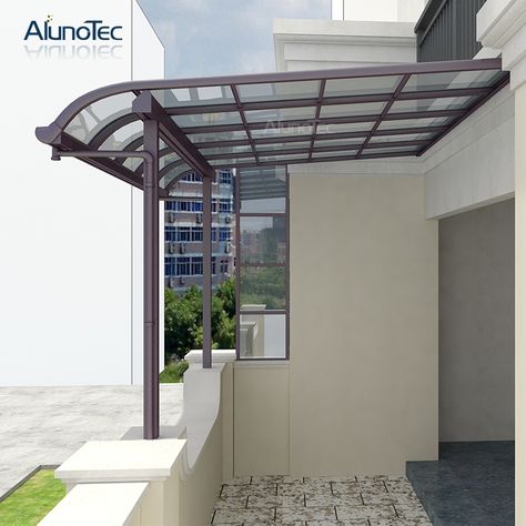 Awning Roof, Front Door Canopy, House Awnings, Balcony Grill, Balcony Grill Design, Rooftop Terrace Design, Door Canopy, Aluminum Pergola, Canopy Design