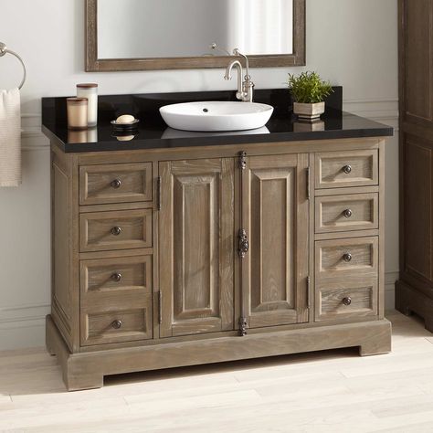 DIY & Design - Buying Guides Cremone Bolt, Vanities Bathroom, Vessel Sink Vanity, Semi Recessed Sink, Traditional Interior Design, Drawer Dividers, Large Bathrooms, Undermount Sink, Signature Hardware