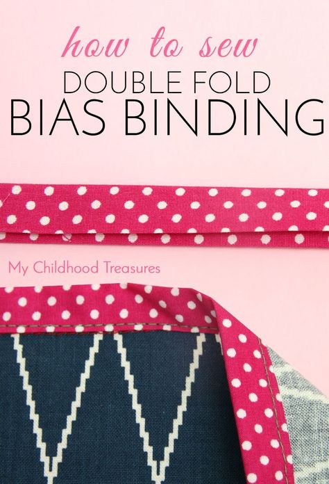 Sewing For Beginners Clothes, Bias Tape Neckline, Bias Tape Quilt, Bias Tape Tutorial, Sewing Bias Tape, Bias Tape Binding, Make Bias Tape, 1000 Lifehacks, Smocking Tutorial