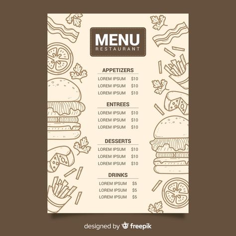 Vintage chalk drawing menu for restaurant Free Vector | Free Vector #Freepik #vector #freefood #freevintage #freemenu #freerestaurant Menu Ideas Design, Menu Drawing, Papan Tulis Kapur, Menu Burger, Colorful Restaurant, Template Restaurant, Restaurant Appetizers, Menu Design Inspiration, Food Truck Menu