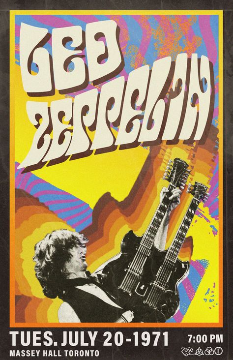 Led Zeppelin Poster, Alt Posters, Poster Rock, Rock Poster Art, Rock Band Posters, Vintage Music Posters, Music Concert Posters, Band Poster, Rock Festivals