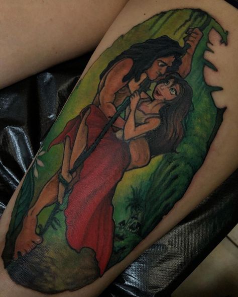 Tarzan And Jane Tattoo, Tattoo Mother And Son, Tattoo Mother, Tattoo Appointment, Tarzan And Jane, Bamboo Tattoo, Dreams To Reality, Childhood Dreams, Lucky Bamboo