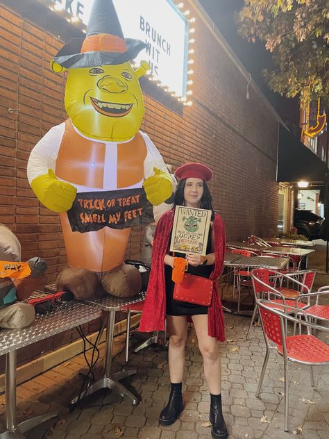 Shrek Costumes Women, Lord Farquaad Costume Diy, Cute Shrek Costumes, Lord Farquaad Costume Women, Shrek Costume Women, Cosplay Women Ideas, Farquaad Costume, Lord Farquaad Costume, Shrek Rave