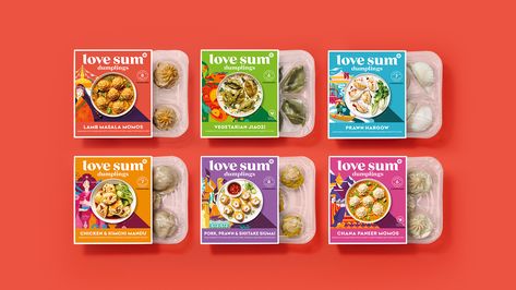 Love Sum Dumplings – Packaging Of The World Twisted Pasta, Filled Pasta, Drinks Brands, Business Challenge, Journey To The West, Brand Book, Chicken And Dumplings, Business Partner, Build Your Brand