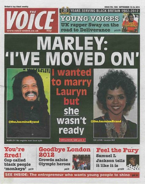 Rohan Marley Explains Why He and Lauryn Hill Ended Their Relationship Rohan Marley, Lauryn Hill, Mess Up, Bob Marley, The Song, The Voice, The Story, Songs, Book Cover