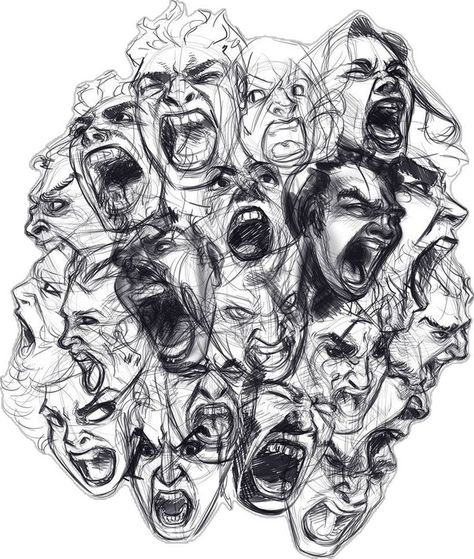 Many Faces, A Drawing, To Draw