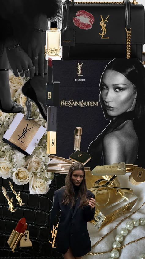 YSL girl Ysl Aesthetic Vintage, Ysl Girl Aesthetic, Ysl Vibes, School Characters, Ysl Girl, Ysl Aesthetic, Rich Motivation, Manifestation Aesthetic, Aesthetic Collages