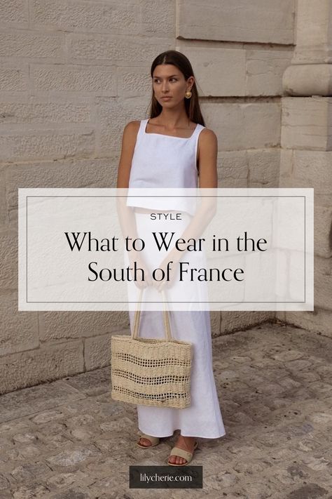 south of france style Nice France Fashion Summer, Best Vacation Outfits, Coastal Chic Attire, European Clothing Aesthetic, Summer Outfit France, Summer Dresses French Style, Outfits To Wear To Italy In Summer, St Tropez Dinner Outfit, France Nice Outfits