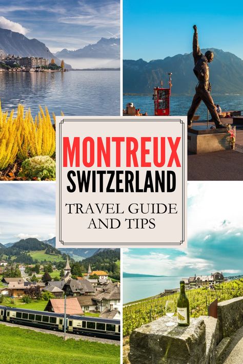 Travel guide with what to do and visit in Montreux, Switzerland , including tourist attractions, hotel, transportation, restaurant and practical tips. Montreux Switzerland, Switzerland Travel Guide, Switzerland Travel, Travel Info, Switzerland, Tourist Attraction, Transportation, Travel Dreams, Travel Blogger