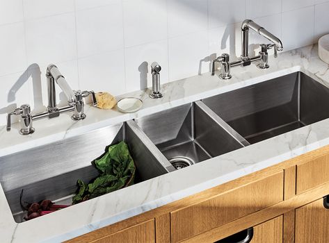 Luxury Kitchen Sink, Waterworks Kitchen, Top Mount Kitchen Sink, Double Kitchen Sink, Apron Sink Kitchen, Steel Kitchen Sink, Stainless Steel Kitchen Sink, Kitchen Faucets, Home Additions