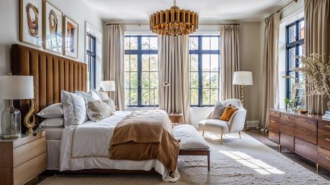 2025 Bedroom Trends for Ultimate Rest & Relaxation - Decorilla Online Interior Design Contemporary Glam Bedroom, Parisian Modern, Indoor Fall Decor, Planting Mums, Bedroom Design Trends, Trends 2025, Online Interior Design Services, Interior Design Process, Glam Bedroom