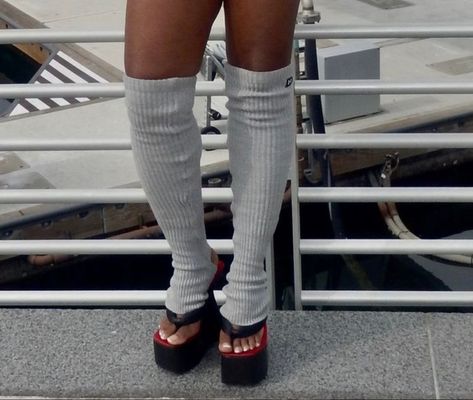 Shoe References, Sock Outfits, Platform Flip Flops, Leg Warmer, Sandals Outfit, Wooden Shoes, High Heels Stilettos, Thong Sandals, Outfits Aesthetic