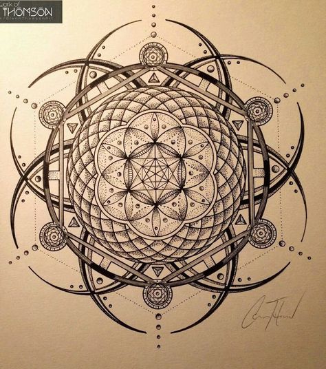 Sacred Geometry Art Mandalas, Sacred Geometry Alchemy, Tattoo Circle, Sacred Geometry Mandala, Sacred Geometry Patterns, Sacred Geometry Symbols, Sacred Geometry Tattoo, Geometry Tattoo, Muster Tattoos