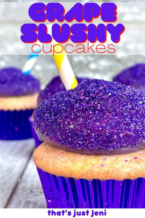 Purple Food Coloring, Cupcake Recipe, White Cake Mixes, Fun Cupcakes, Baking Tins, Slushies, White Cake, Cake Ingredients, Unique Recipes