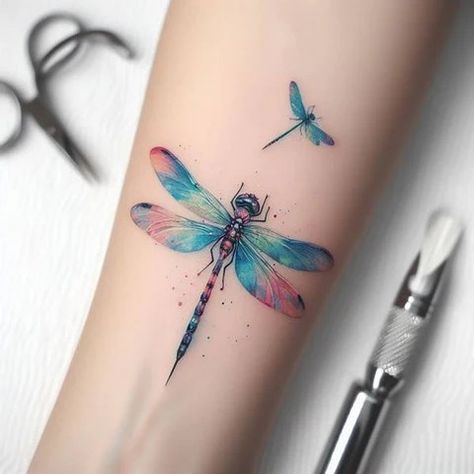 93 Thrilling And Meaningful Dragonfly Tattoo Ideas To Bring Some Excit – Tattoo Inspired Apparel Dragonfly Tattoo, Tattoo Ideas, Tattoos