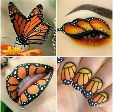 Diy Butterfly Costume, Butterfly Halloween, Butterfly Face Paint, Nice Hairstyle, Butterfly Makeup, Creepy Halloween Makeup, Butterfly Costume, Colorful Clothes, Butterfly Face