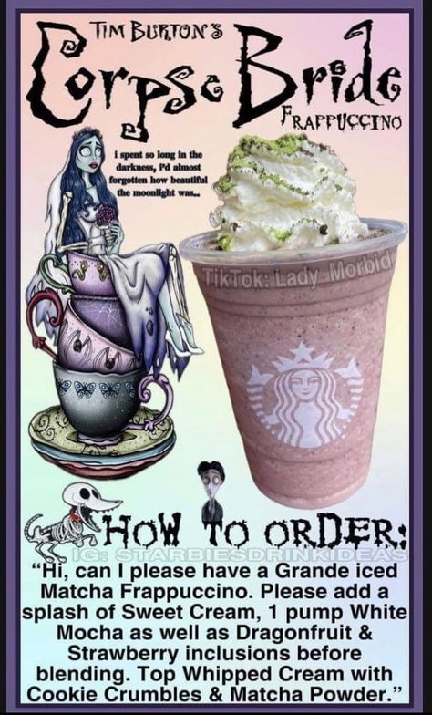 Starbucks Halloween Drinks, Starbucks Drink Menu, Starbucks Secret Menu Recipes, Cold Starbucks Drinks, Starbucks Drinks Diy, Secret Starbucks Recipes, Iced Starbucks Drinks, Coffee Recipes Starbucks, Secret Starbucks Drinks