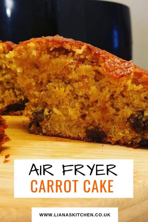 Air Fryer Carrot Cake, Air Fryer Cake Recipes, Air Fryer Recipes Dessert, Air Fryer Oven Recipes, Air Fry Recipes, Air Fryer Dinner Recipes, Carrot Cake Recipe, Air Fryer Recipes Easy, Air Fryer Recipes Healthy