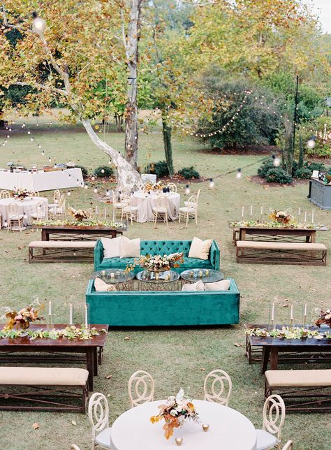 madeline brad wedding reception Reception Seating Ideas, Guest Seating Ideas, Unique Wedding Receptions, Wedding Reception Seating, Backyard Reception, Hippie Party, Wedding Lounge, Seating Ideas, Reception Seating