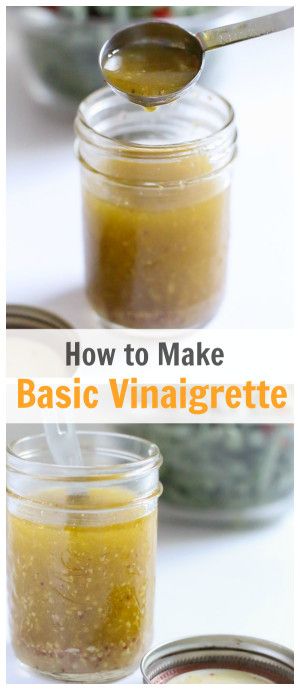 How to make Basic Vinaigrette Basic Vinaigrette Recipe, Basic Vinaigrette, Vinaigrette Dressing Recipe, Homemade Vinaigrette, Virgin Drinks, Quinoa Salad Recipe, Cooking Oatmeal, Cranberry Apple, Cranberry Salad