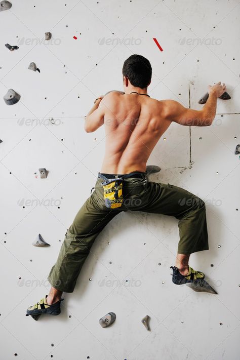 climbing by dotshock. young and fit man exercise free mountain climbing on indoor practice wall#fit, #man, #young, #climbing Man Exercise, Free Climb, Png Top, Men Exercises, Fit Man, Graphics Layout, Body Reference Drawing, Yay Images, Mountain Climbing