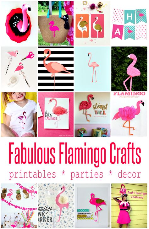 Cute Flamingo Crafts and Projects Flamingo Art Project, F Is For Flamingo Craft, F For Flamingo Craft, Flamingo Pattern Printable, Let’s Flamingle, Flamingo Printables, Flamingo Diy, Flamingo Accessories, Flamingo Crafts